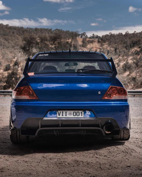 VA Style Rear Diffuser - Mitsubishi Evolution 7 8 9 ( 2001 TO 2007 ) CT9A