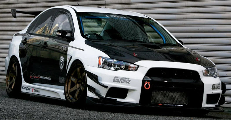 Carbon Fiber Exterior Front Doors - Mitsubishi Evolution X (2006-2016) CZ4A