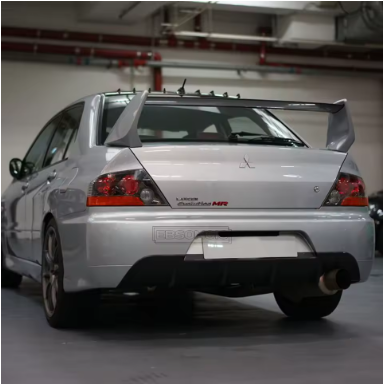 FQ Style Rear Spoiler - Mitsubishi Evolution 7 8 9 ( 2001 TO 2007 ) CT9A