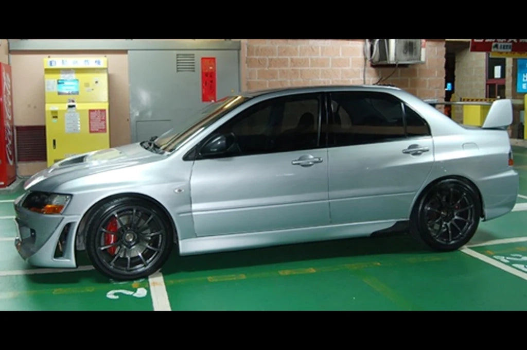 Carbon Fiber Side Rear Spats - Mitsubishi Evolution 7 8 9 ( 2001 TO 2007 ) CT9A
