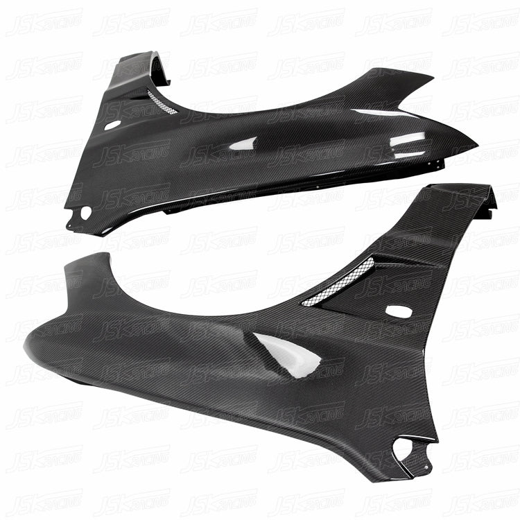 Voltex X Style Half Carbon Fiber Front Fender - Mitsubishi Evolution 7 8 9 ( 2001 TO 2007 )