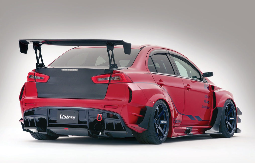Varis Euro E Style Carbon Fiber Spoiler - Mitsubishi Evolution X (2007-2016) CZ4A
