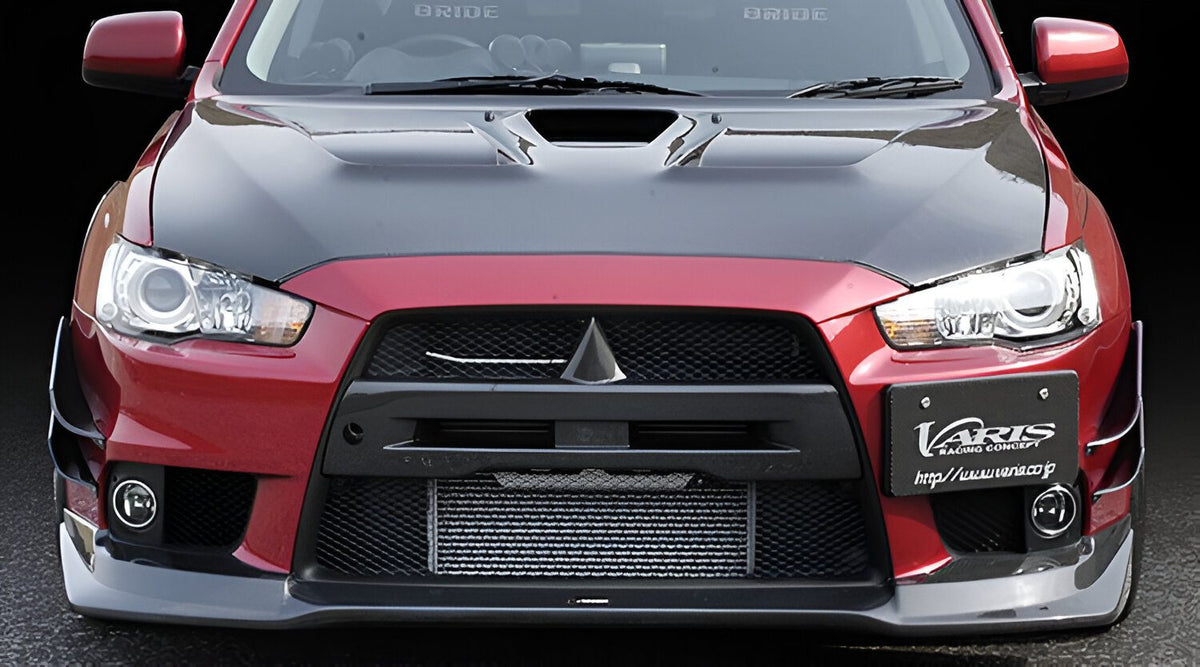 Varis Style Forged Carbon Front Lip - Mitsubishi Evolution X (2007-2016) CZ4A