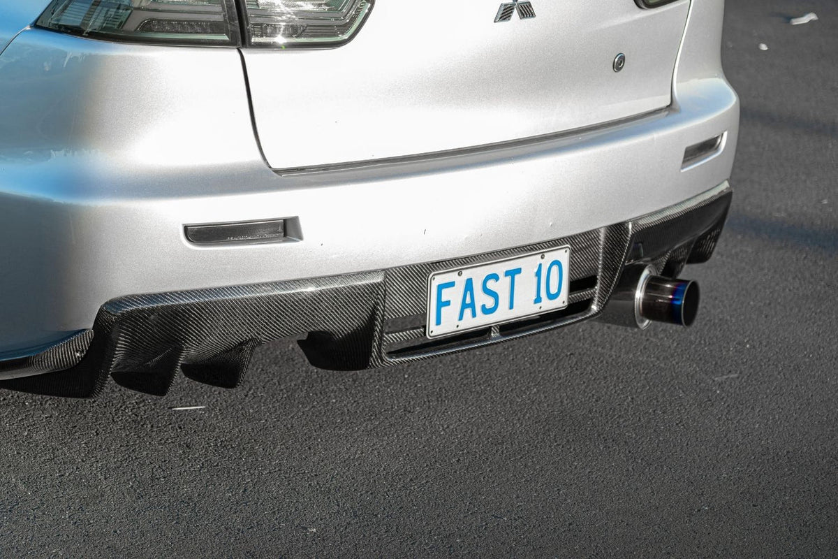 Carbon Fiber Rear Diffuser - Mitsubishi Evolution X (2007-2016) CZ4A