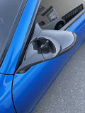 Ganador Style Carbon Fibre Aero Mirrors ( RHD ) - Nissan Silvia 200SX S14 S2 ( 1997 - 2000 )
