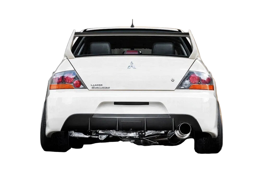 Aero Carbon Fiber Rear Diffuser - Mitsubishi Evolution 7 8 9 ( 2001 TO 2007 ) CT9A