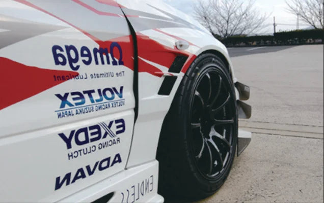 Voltex Style Carbon Fiber Front Fender Add-Ons - Mitsubishi Evolution 8 & 9 (2003-2007) CT9A