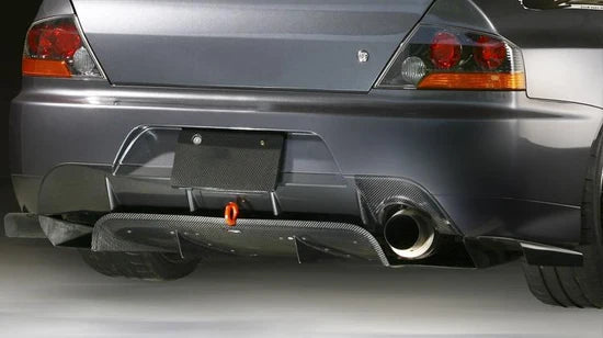 VA Style Rear Diffuser - Mitsubishi Evolution 7 8 9 ( 2001 TO 2007 ) CT9A