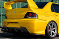 OEM Style Half Carbon Fiber Rear Bumper - Mitsubishi Evolution 7 8 9 ( 2001 TO 2007 ) CT9A