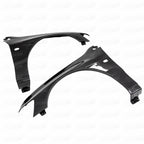 Voltex X Style Half Carbon Fiber Front Fender - Mitsubishi Evolution 7 8 9 ( 2001 TO 2007 )