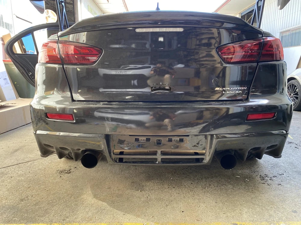 Carbon Fiber Rear Diffuser - Mitsubishi Evolution X (2007-2016) CZ4A