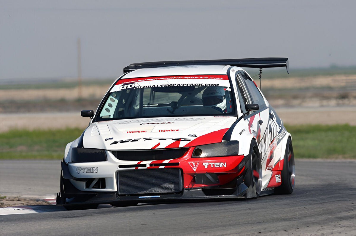 VLT Style Carbon Fiber Spoiler - Mitsubishi Evolution 7 8 9 ( 2001 TO 2007 ) CT9A