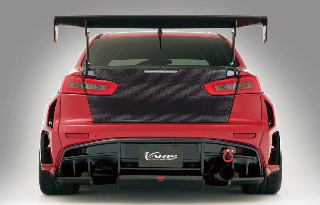 Varis Euro E Style Carbon Fiber Spoiler - Mitsubishi Evolution X (2007-2016) CZ4A