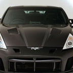 Varis Style Vented Carbon Fiber Bonnet - Nissan 370Z ( 2009 - 2020 ) Z34