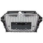RS3 Style Honeycomb Grill - Audi A3 S3 Sedan  Hatchback ( 2013 - 2016 )  8V