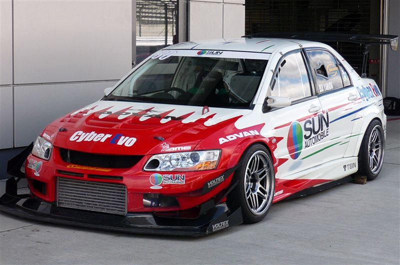 Voltex Style Carbon Fiber Hood  - Mitsubishi Evolution 7 8 9 ( 2001 TO 2007 ) CT9A