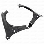 Voltex X Style Half Carbon Fiber Front Fender - Mitsubishi Evolution 7 8 9 ( 2001 TO 2007 )