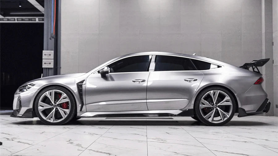 IMP Performance Partial Carbon Fiber Front Guards with Vents - Audi RS7 (2019-2024)
