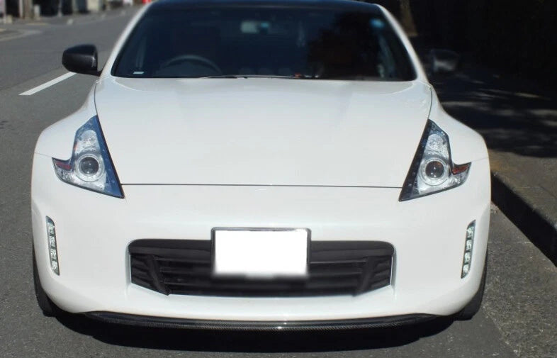 TK Style Carbon Fiber Front Lip - Nissan 370Z ( 2013 - 2020 ) Z34