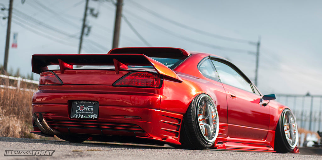 326POWER Style Rear Spoiler - Nissan Silvia 180SX 200SX S13 S14 S15 ( 1989 - 2002 )