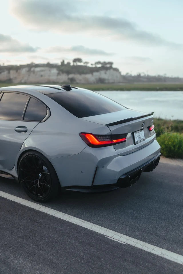 Carbon Fiber Rear Lip Spoiler V2 - BMW 3 Series G20 (2018+)