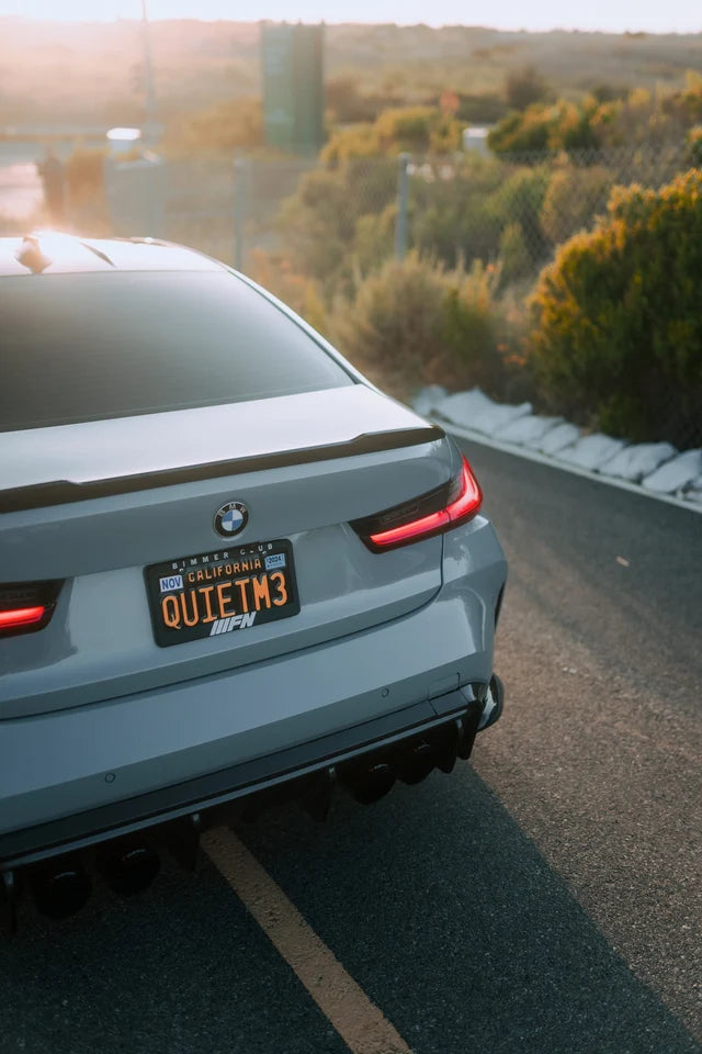 Carbon Fiber Rear Lip Spoiler V2 - BMW 3 Series G20 (2018+)