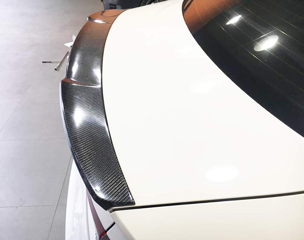 Saloon Style Carbon Fiber Lip Spoiler - Audi A3 S3 RS3 Sedan (2013-2020) 8V
