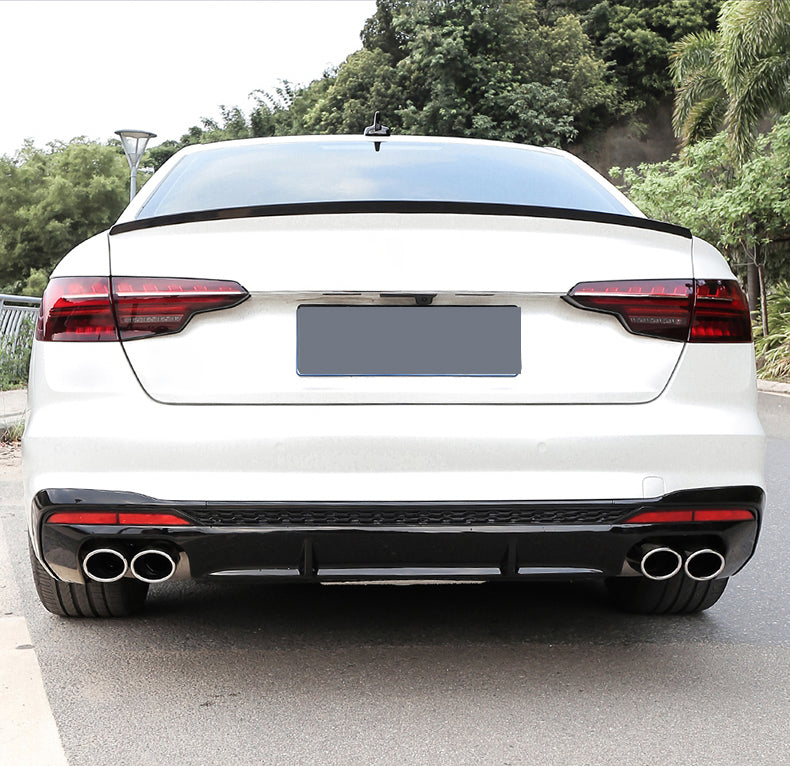 Carbon Fiber Rear Diffuser - Audi A4 S4 RS4 Sedan (2020-2025) B9.5