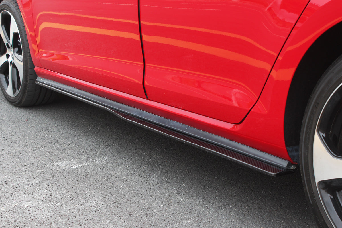 Carbon Fiber Side Skirts - Volkswagen Golf MK7 GTI ( 2013 - 2017 )
