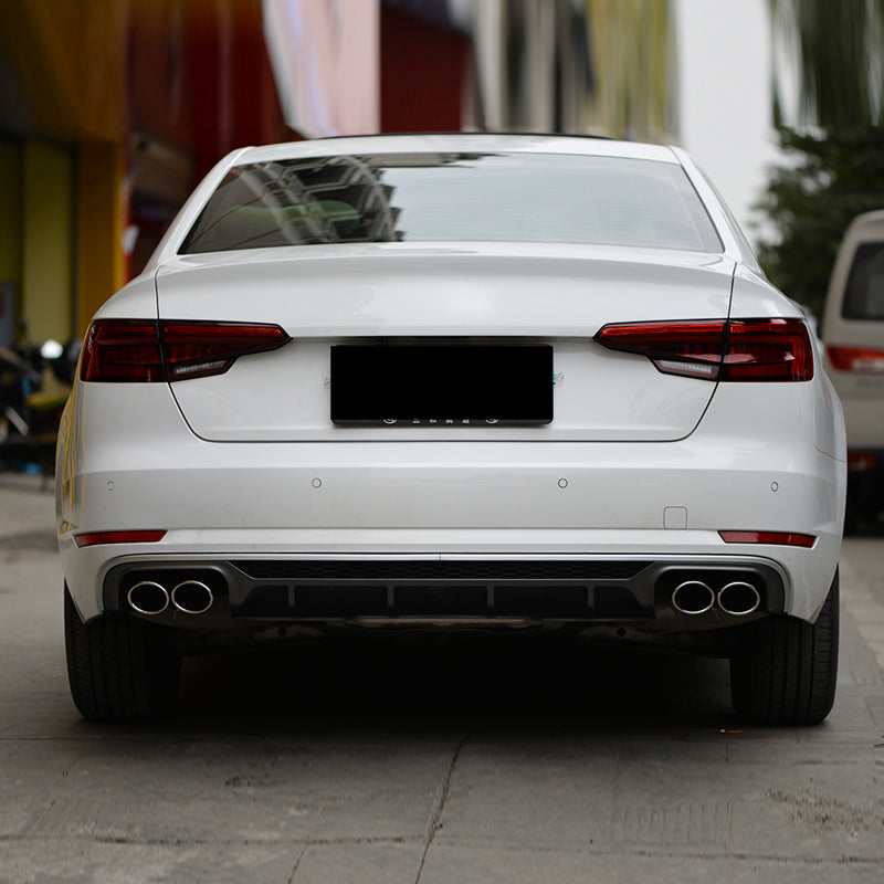 S5 Style Carbon Fiber Rear Diffuser - Audi A4 S4 Sedan (2015-2020) B9