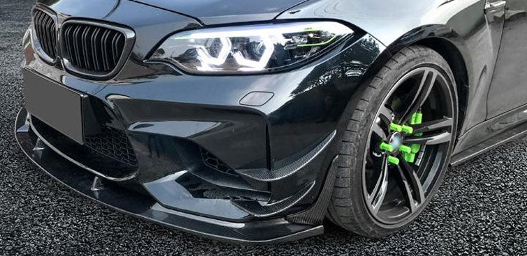 Carbon Fiber Front Canards - BMW F87 M2 (2016-2017)