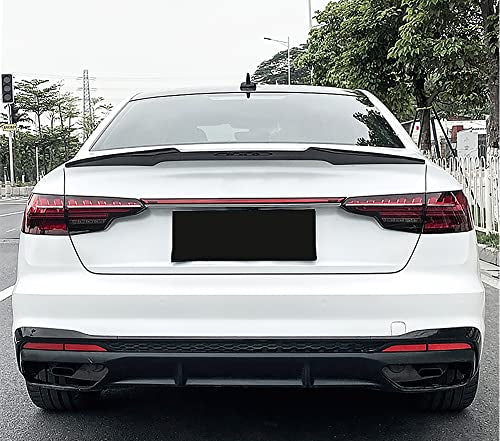 M4 Style Carbon Fiber Spoiler - Audi A4 S4 RS4 Sedan (2020-2025) B9.5