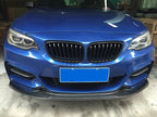 JCS Style Carbon Fiber Front Lip - BMW M235i M240i F22 (2014-2017)