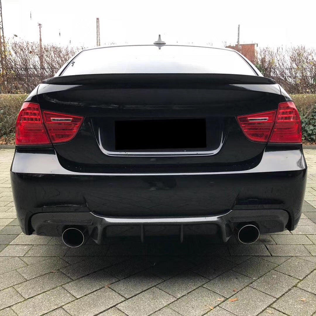 Carbon Fiber Rear Diffuser V2 - BMW 3 Series E90 (2005-2013)