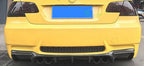 JC Style Carbon Fiber Rear Diffuser - BMW M3 E92 (2006-2013) PRE-LCI & LCI