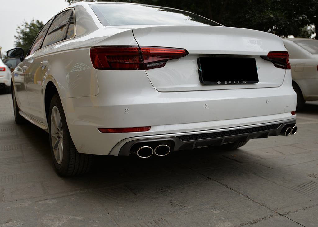 S5 Style Carbon Fiber Rear Diffuser - Audi A4 S4 Sedan (2015-2020) B9