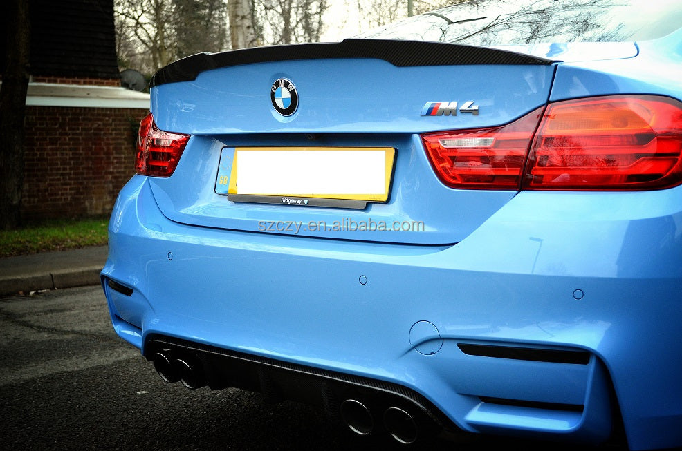 CZY Style Carbon Fiber Rear Diffuser - BMW M4 F82 (2014-2020)