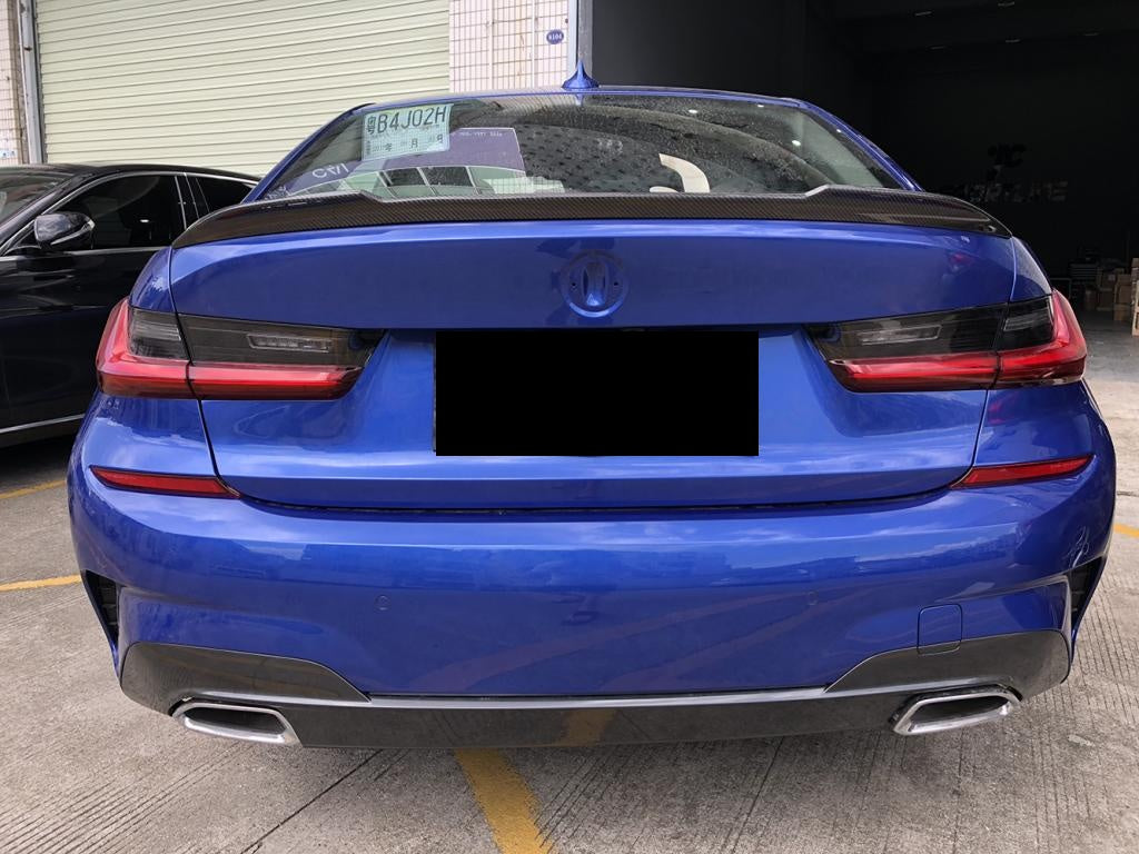 JC Style Carbon Fiber Rear Lip Spoiler - BMW 3 Series G20 (2018+)