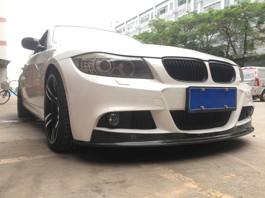 A Style Carbon Fiber Front Lip - BMW 3 Series E90 (2005-2013)