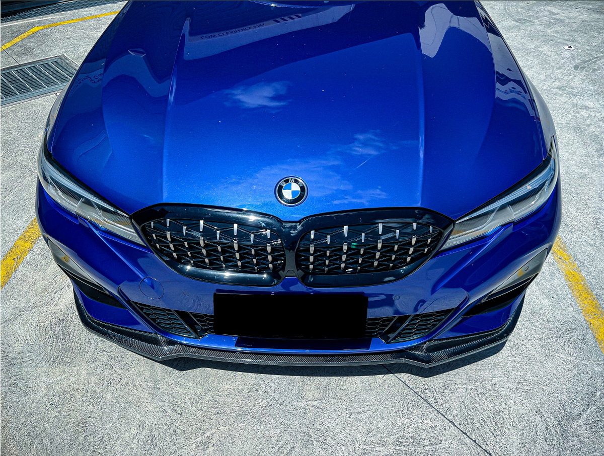 JC Style Carbon Fiber Front Lip - BMW 3 Series G20 (2018+)