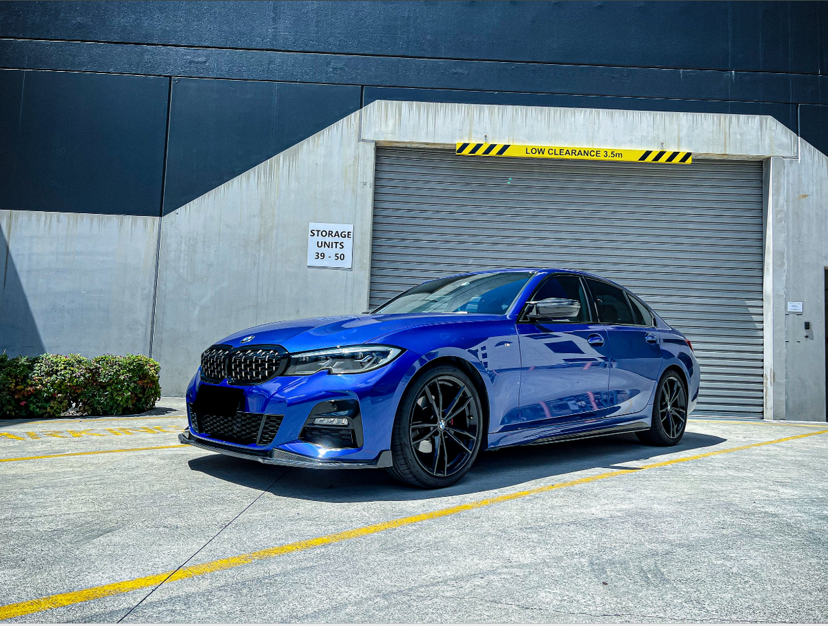 JC Style Carbon Fiber Front Lip - BMW 3 Series G20 (2018+)