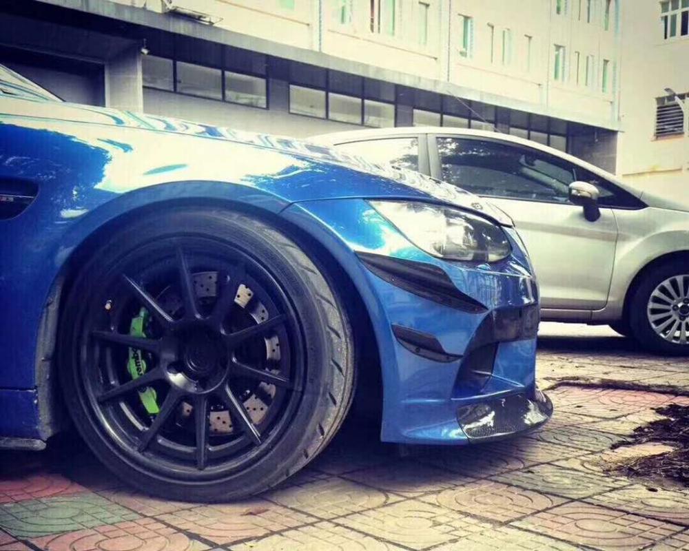 JC Style Carbon Fiber Front Canards - BMW 3 Series E90 (2005-2013)