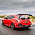 Vortex 2 Style Carbon Fiber Rear Spoiler – Honda Civic Type R FK8 (2017–2021)
