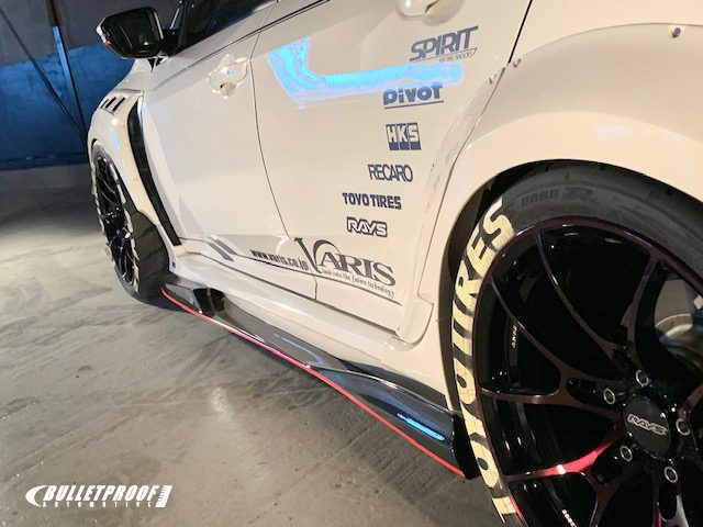 Varis-W Style Carbon Fiber Side Skirts – Honda Civic Type R FK8 (2017–2021)