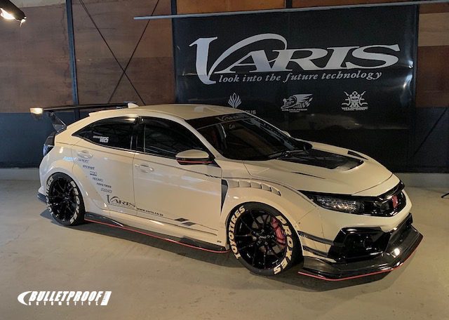 Varis-W Style Carbon Fiber Side Skirts – Honda Civic Type R FK8 (2017–2021)