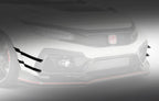 Varis-2 Front Canard – Honda Civic Type R FK8 (2017–2021)