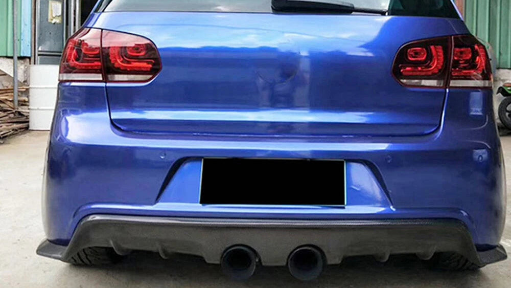 Carbon Fiber Rear Diffuser - Volkswagen MK6 Golf R ( 2009 - 2012 )