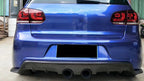Carbon Fiber Rear Diffuser - Volkswagen MK6 Golf R ( 2009 - 2012 )