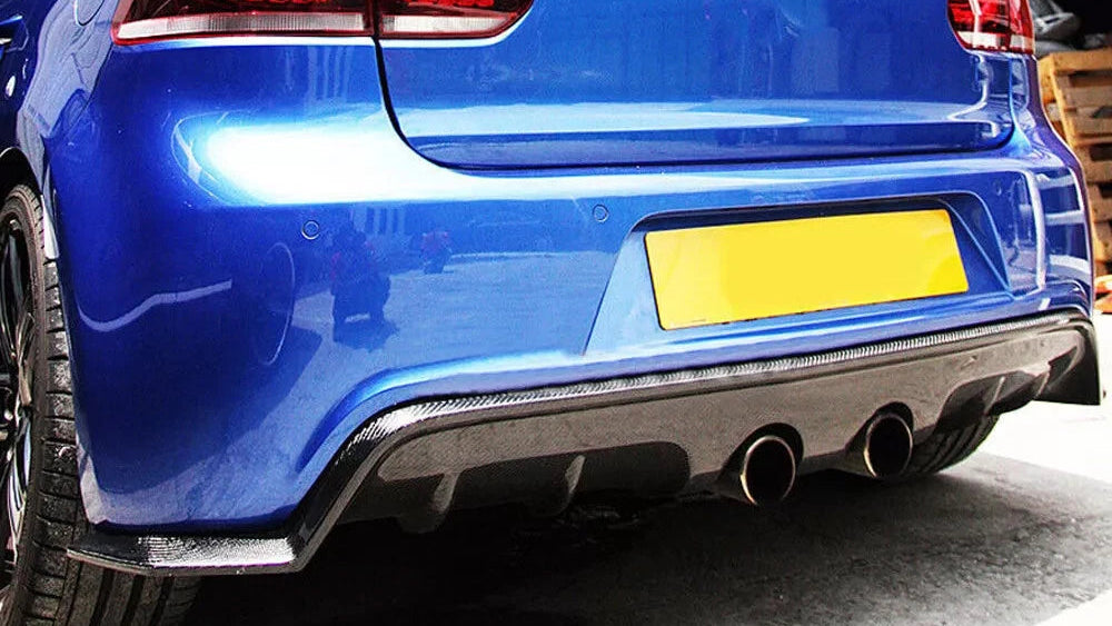 Carbon Fiber Rear Diffuser - Volkswagen MK6 Golf R ( 2009 - 2012 )