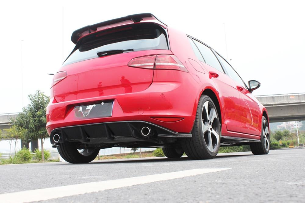 Carbon Fiber Rear Diffuser - Volkswagen MK7 GTI ( 2013 - 2017  )